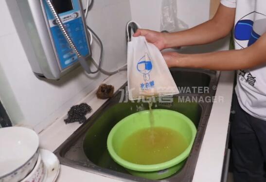 3年住房水管清洗案例：孕妇感觉自来水有股塑料味